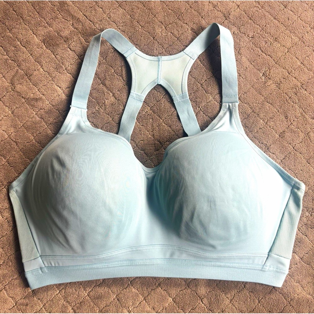 Victoria's Secret Incredible Sport Bra 38DD Blue Racerback